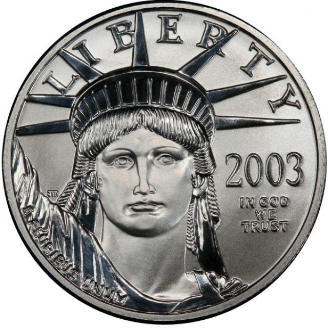Монета Американський Платиновий орел, 50 доларів 2003, США, США