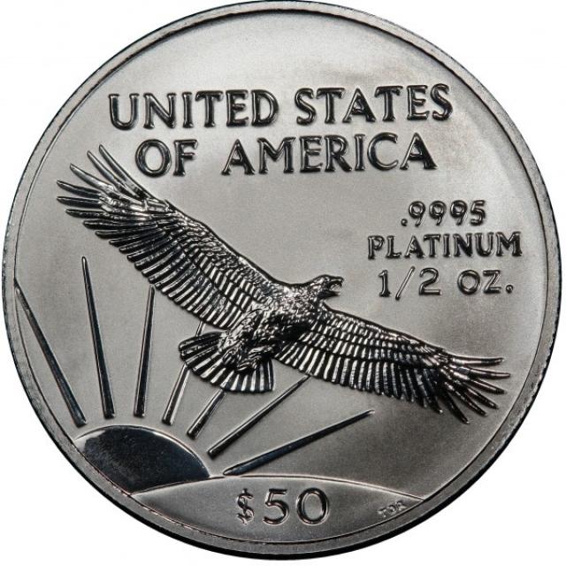 Монета Американський Платиновий орел, 50 доларів 2003, США, США