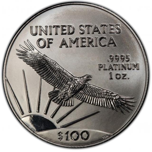 Монета Американський Платиновий орел, 100 доларів 2003, США, США
