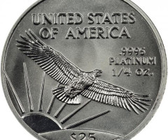 Монета Американський Платиновий орел, 25 доларів 2002, США, США
