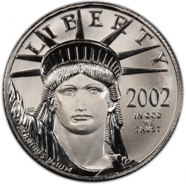 Монета Американський Платиновий орел, 50 доларів 2002, США, США