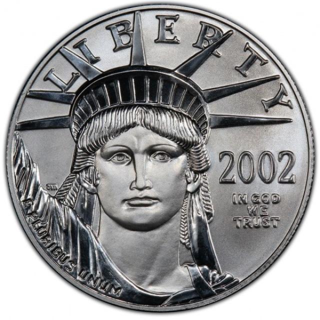 Монета Американський Платиновий орел, 100 доларів 2002, США, США
