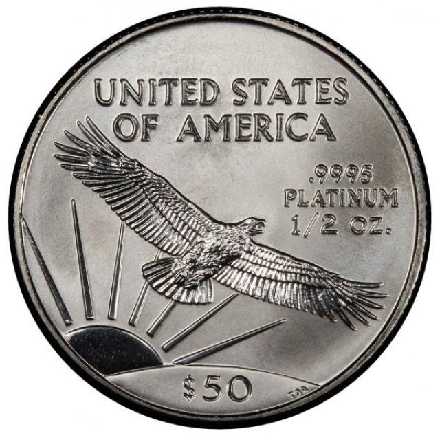 Монета Американський Платиновий орел, 50 доларів 2001, США, США
