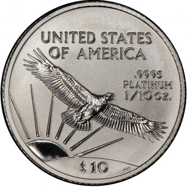 Монета Американський Платиновий орел, 10 доларів 2000, США, США