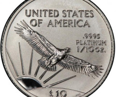 Монета Американський Платиновий орел, 10 доларів 2000, США, США