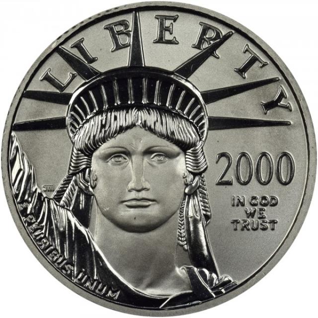 Монета Американський Платиновий орел, 25 доларів 2000, США, США