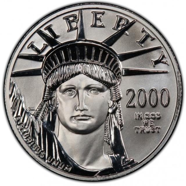 Монета Американський Платиновий орел, 50 доларів 2000, США, США