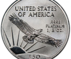 Монета Американський Платиновий орел, 50 доларів 2000, США, США