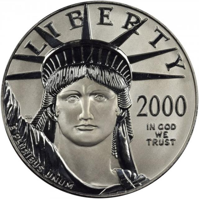 Монета Американський Платиновий орел, 100 доларів 2000, США, США