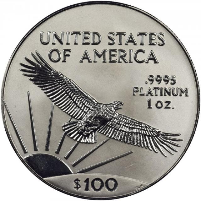 Монета Американський Платиновий орел, 100 доларів 2000, США, США