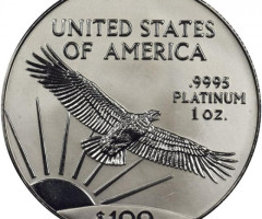 Монета Американський Платиновий орел, 100 доларів 2000, США, США