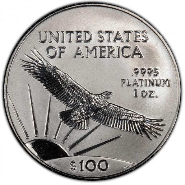 Монета Американський Платиновий орел, 100 доларів 1999, США, США