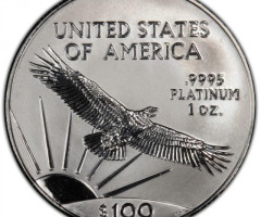 Монета Американський Платиновий орел, 100 доларів 1999, США, США