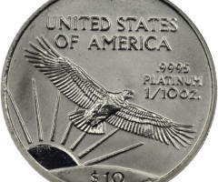 Монета Американський Платиновий орел, 10 доларів 1999, США, США