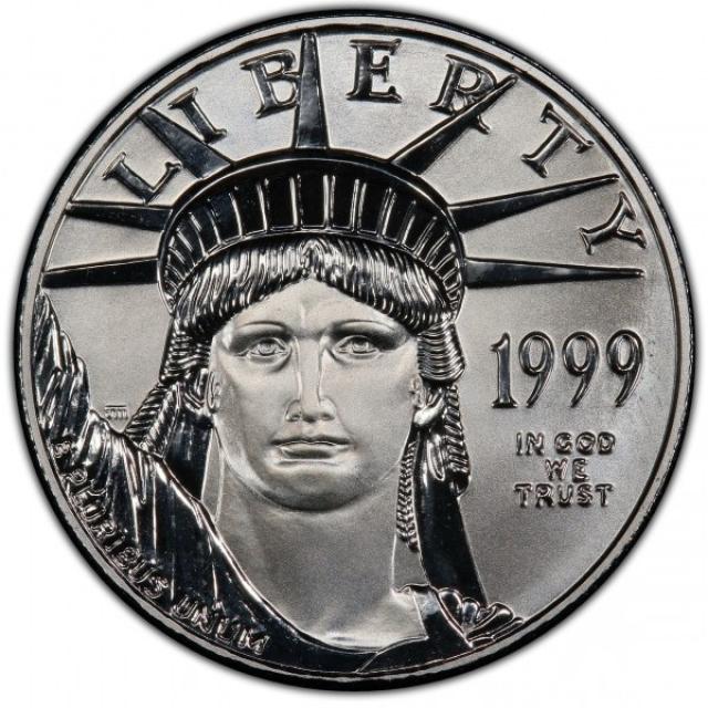 Монета Американський Платиновий орел, 50 доларів 1999, США, США
