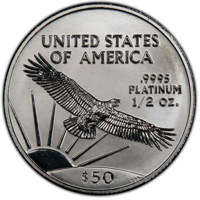 Монета Американський Платиновий орел, 50 доларів 1999, США, США