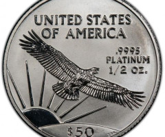 Монета Американський Платиновий орел, 50 доларів 1999, США, США