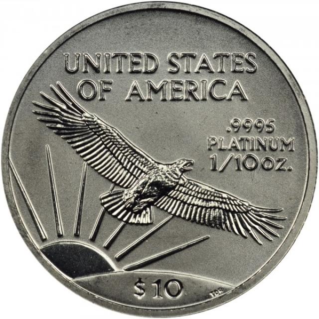 Монета Американський Платиновий орел, 10 доларів 1998, США, США