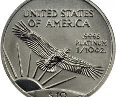 Монета Американський Платиновий орел, 10 доларів 1998, США, США