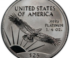 Монета Американський Платиновий орел, 25 доларів 1998, США, США