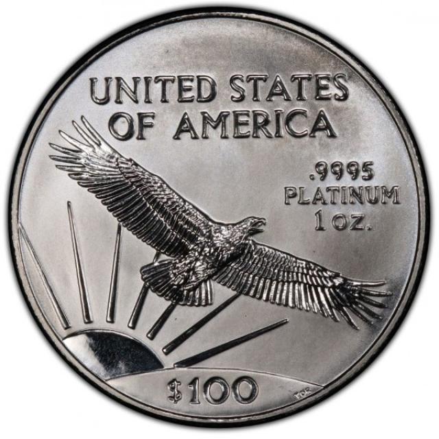 Монета Американський Платиновий орел, 100 доларів 1998, США, США