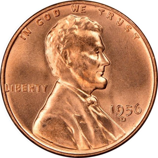 Монета Wheat Penny, Лінкольн, 1 цент 1956, США, США