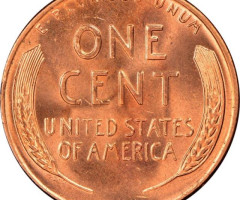 Монета Wheat Penny, Лінкольн, 1 цент 1956, США, США