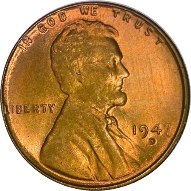Монета Wheat Penny, Лінкольн, 1 цент 1947, США, США