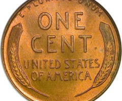 Монета Wheat Penny, Лінкольн, 1 цент 1947, США, США