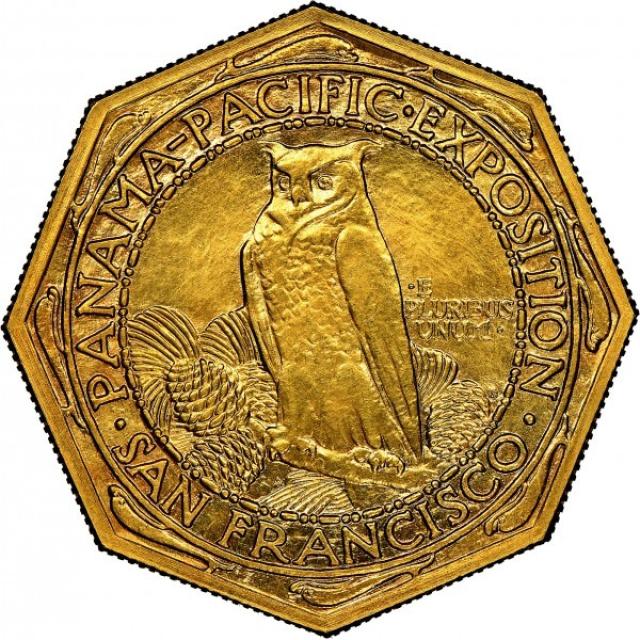 Монета Панамо-Тихоокеанська міжнародна виставка, 50 доларів 1915, США, США