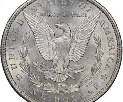 Монета Доллар Моргана, 1 долар 1895, США, США