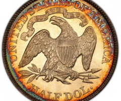 Монета Seated Liberty Half Dollar, ½ долара 1890, США, США
