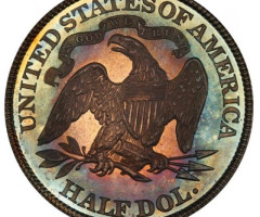 Монета Seated Liberty Half Dollar, ½ долара 1888, США, США