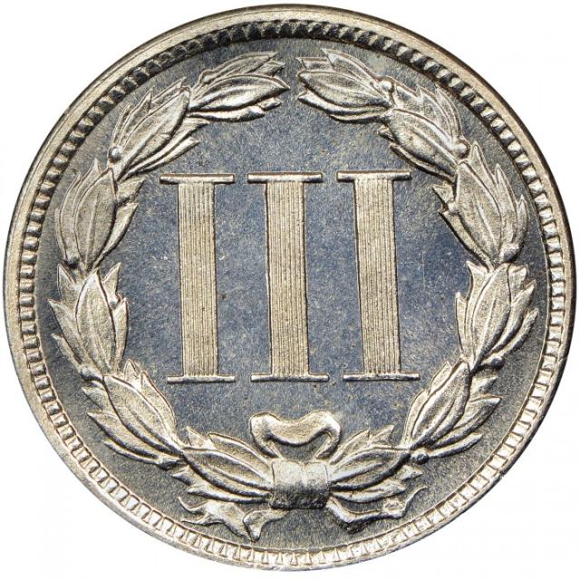 Монета Three Cent Nickel, 3 центи 1886, США, США