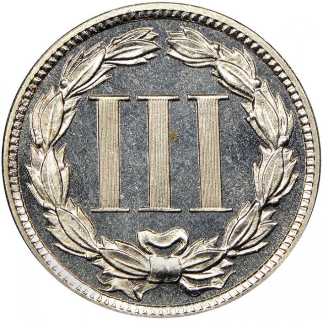 Монета Three Cent Nickel, 3 центи 1885, США, США