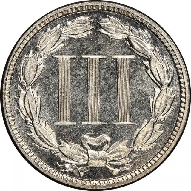 Монета Three Cent Nickel, 3 центи 1884, США, США