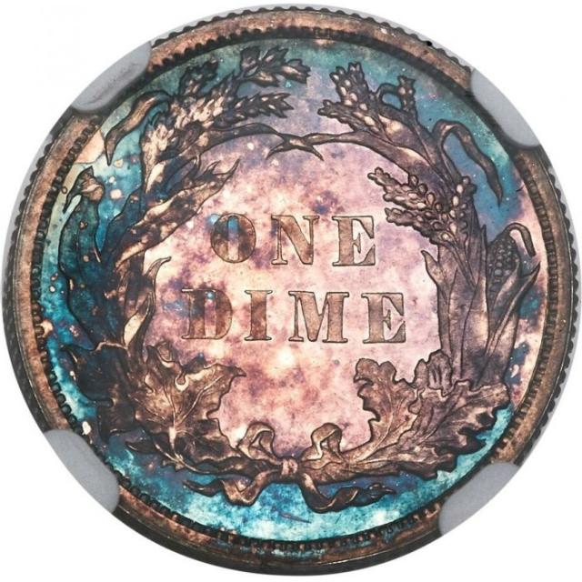 Монета Seated Liberty Dime, 1 дайм 1881, США, США