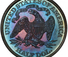 Монета Seated Liberty Half Dollar, ½ долара 1881, США, США
