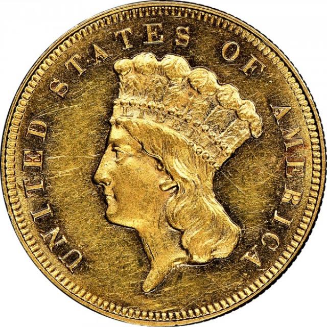3 долара 1881, США, США