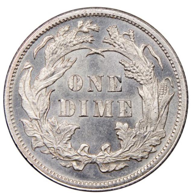 Монета Seated Liberty Dime, 1 дайм 1880, США, США