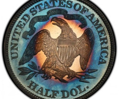 Монета Seated Liberty Half Dollar, ½ долара 1880, США, США