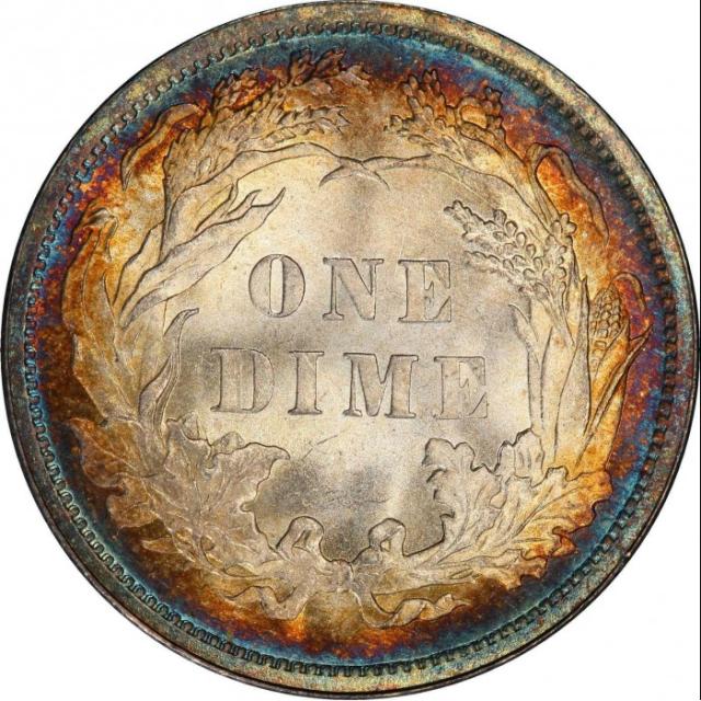 Монета Seated Liberty Dime, 1 дайм 1879, США, США