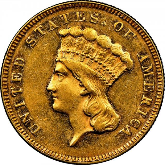 3 долара 1873, США, США