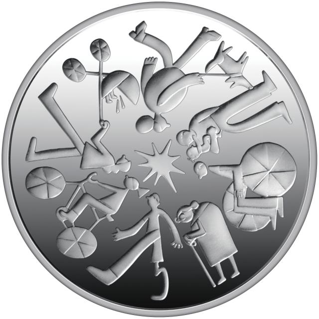 Монета Безбар’єрність, 5 гривень 2024, Україна, Інші монети