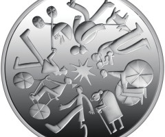 Монета Безбар’єрність, 5 гривень 2024, Україна, Інші монети