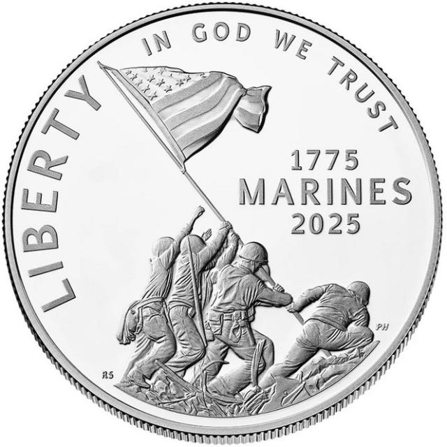 Монета United States Marine Corps, 1 долар 2025, США, США