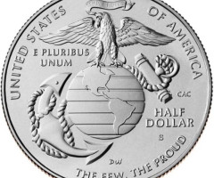 Монета United States Marine Corps, ½ долара 2025, США, США