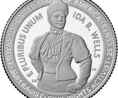Монета Іда Белл Веллс, 25 центів 2025, США, Американські жінки