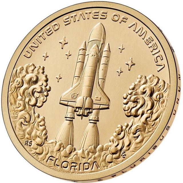 Монета Мис Канаверал, 1 долар 2025, США, Американські інновації