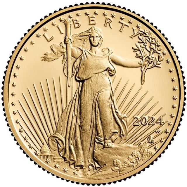 Монета Американський золотий орел, 10 доларів 2024, США, США